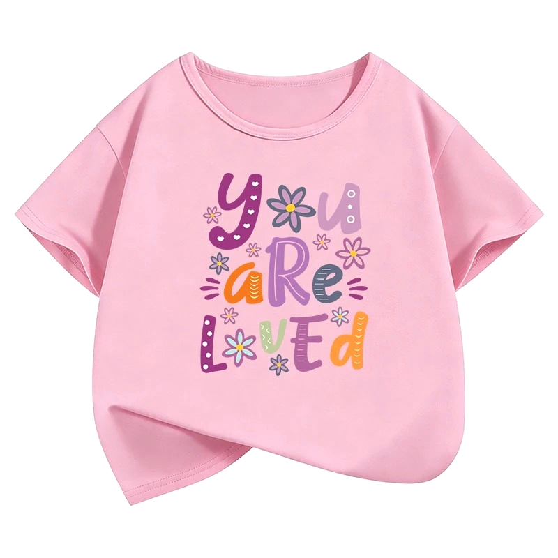 Kaus Desain Surat Cinta You Ar - Summer Loving Kids Clothing ulasan dan harga