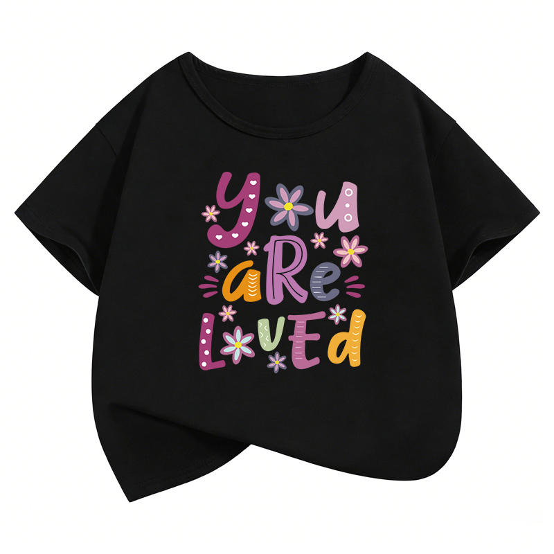 Kaus Desain Surat Cinta You Ar - Summer Loving Kids Clothing ulasan dan harga