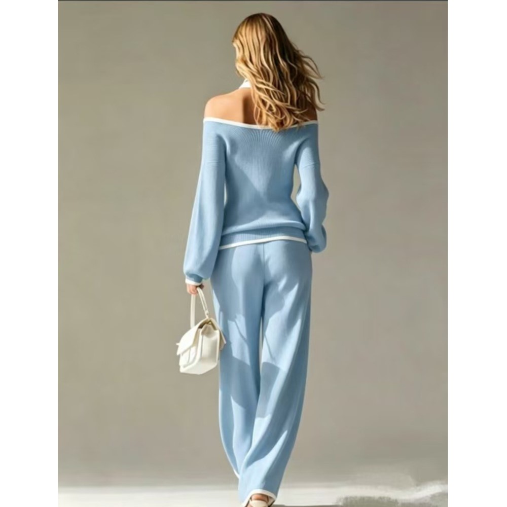 Celana T-shirt Lengan Panjang  - Off Shoulder Blouse ulasan dan harga